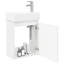 Single Bathroom Vanity with Ceramic Basin-143182522