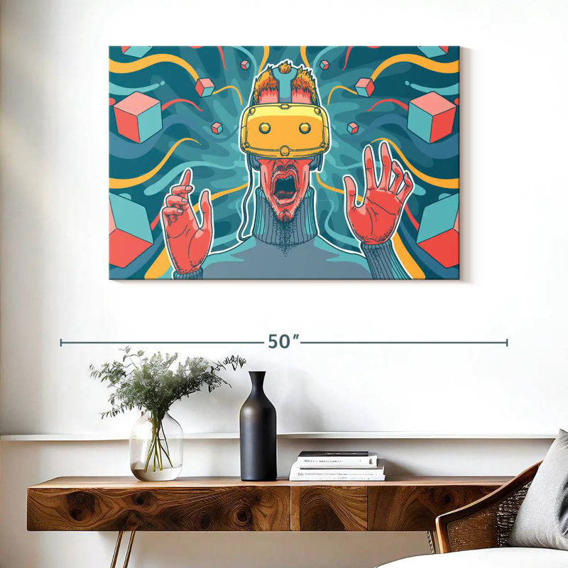 Senne Video Game, 26" H x 39" W