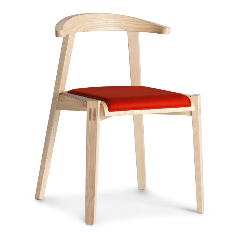 Toro Fabric Upholstered Ash Side Chair