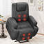 Fauteuil inclinable électrique avec massage Power Lift-918456449