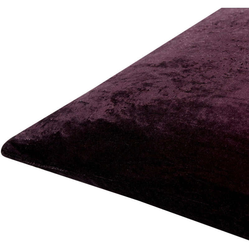 Coussin Theodosia, Inférieur, Prune foncée, 18 po x 18 po