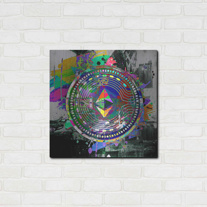 "Ethereum le prédateur" par Valentyn Artemenko, H 24 po x l 24 po