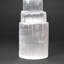 Medium Cats-Eye Selenite (8.5") Castle Tower From Morocco
