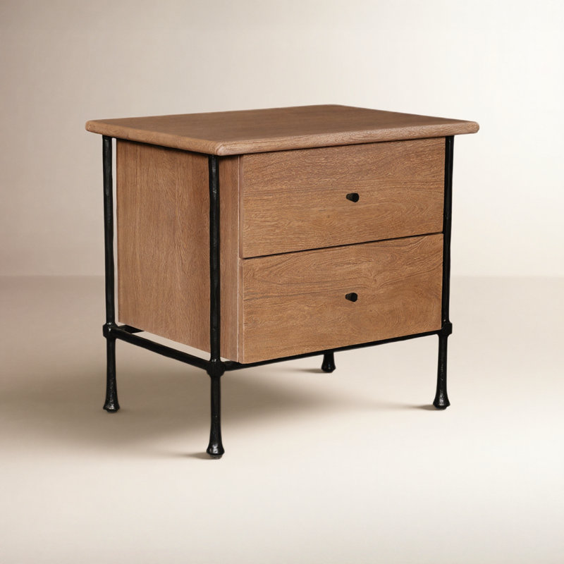 Eiffel 26'' W Metal Nightstand