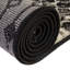 Tapis noir / blanc en polypropylène tissé à la machine Briehn-1172725664