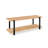 47"W Storage Bench with Metal Leg
