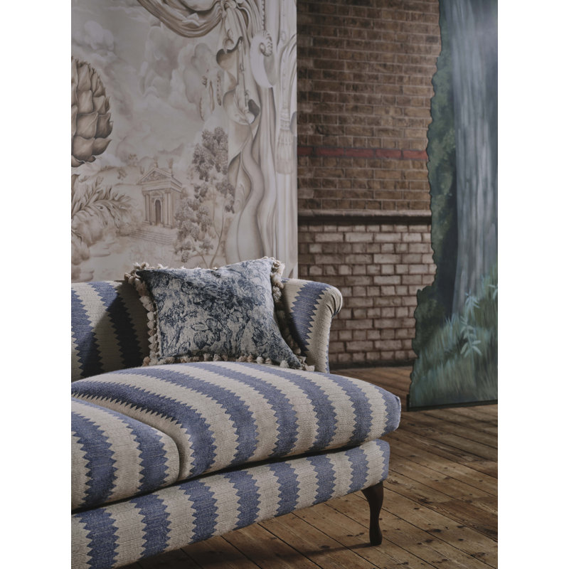 Giles Deacon Aperigon Swag Fabric, Woad