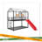 Twin Over Twin Metal Bunk Bed ,Metal Housebed With Slide-63544598