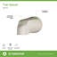 Origins 5 1/2 in. Non-diverter Tub Spout with Thread-On Installation-69668458