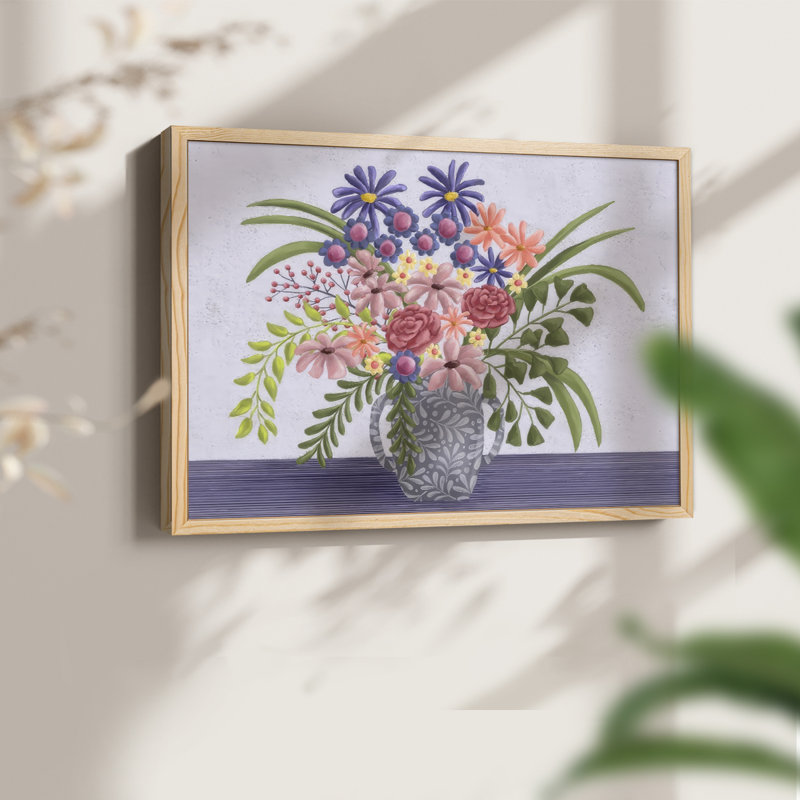 «Snappy Bouquet I», reproduction encadrée, H 8 po x l 10 po, Naturel