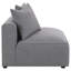 Fauteuil sans accoudoir avec coussin décoratif Amherst