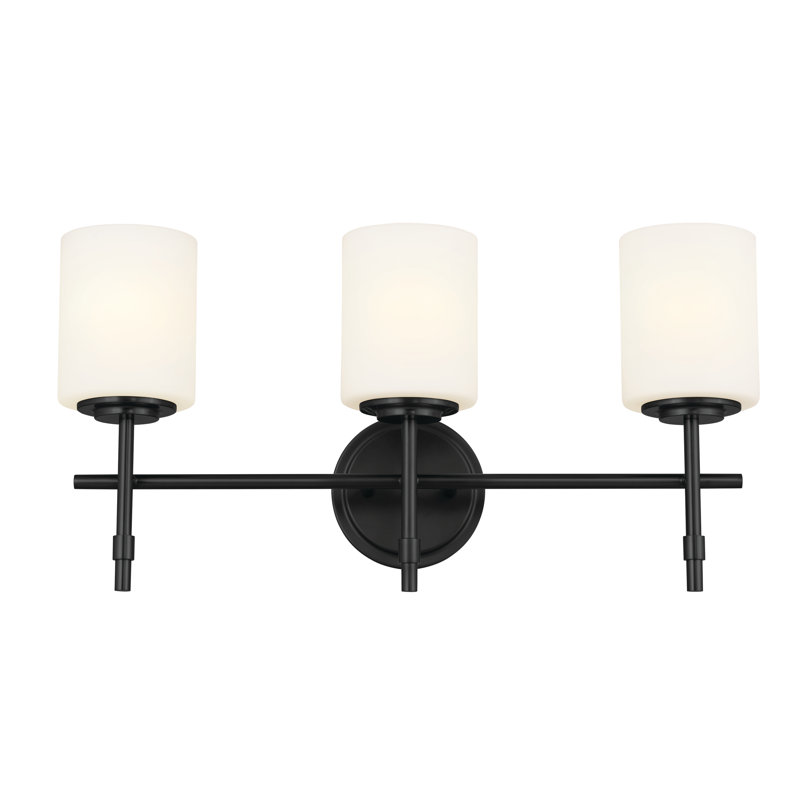 Ergi Dimmable Vanity Light, Black, 3