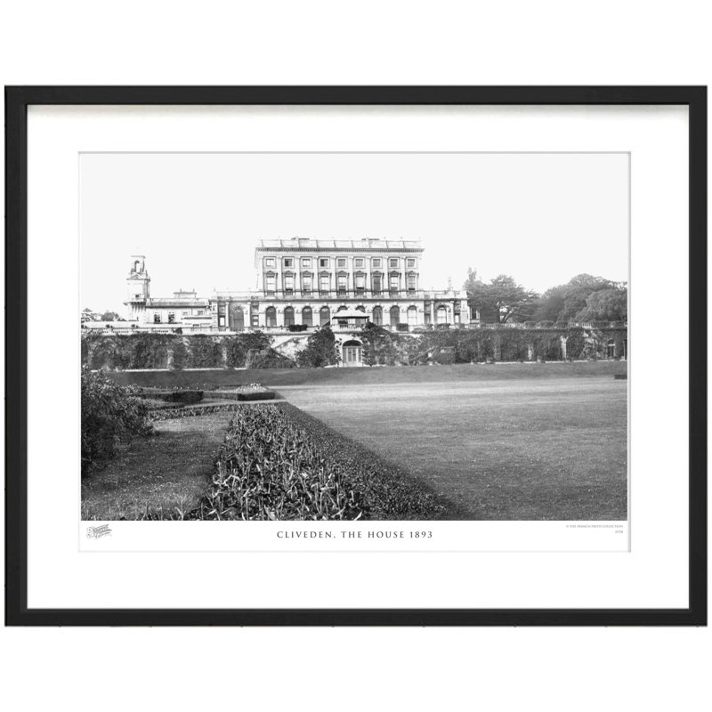 Cliveden, The House 1893 by Francis Frith - Single Picture Frame Print, 60cm H x 80cm W x 2.3cm D