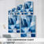 ABSTRACT Series XC III - Toile tendue avec châssis Premium - Prêt à être accroché-1151338341