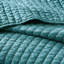 Ensemble de courtepointe 2 pièces bleu sarcelle simple / simple TG-119313477-119313478