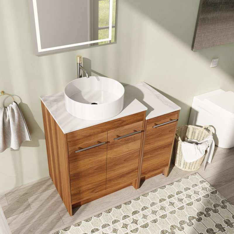 Meuble-lavabo simple 35,47 po avec comptoir