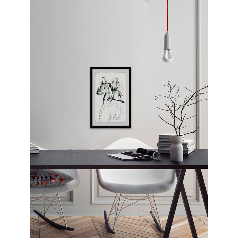 «Twins» par Talula Christian, H 12 po x l 8 po