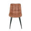 Carmi 46cm H Fabric Upholstered Metal Side Chair-408145828