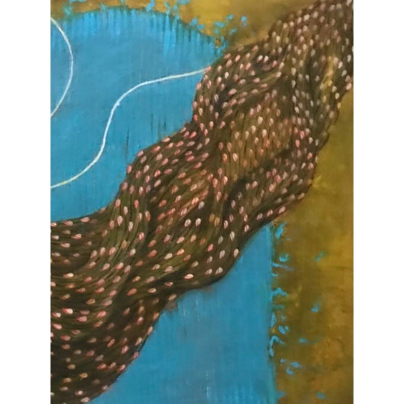 Peinture de méditation | Huile sur toile | Par Ranjeeta Kumar