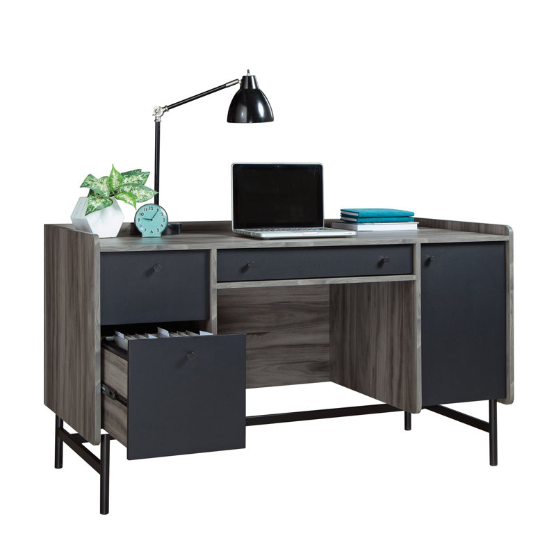Bureau, finition grise