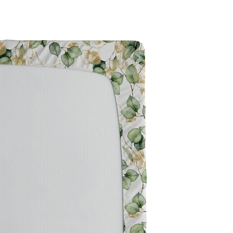 Drap-housse Ambesonne à motif de eucalyptus tropical taille TG