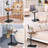 Adjustable C-Shaped End Table With Swivel Top For Sofa, Bed, Reading Nook - Space-Saving Side Table