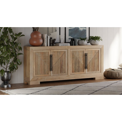 Josiane 102'' Solid Wood Sideboard