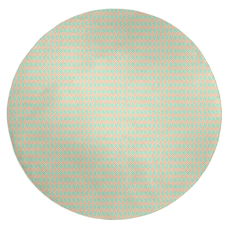 Chenille Indoor Rug, Round 5'