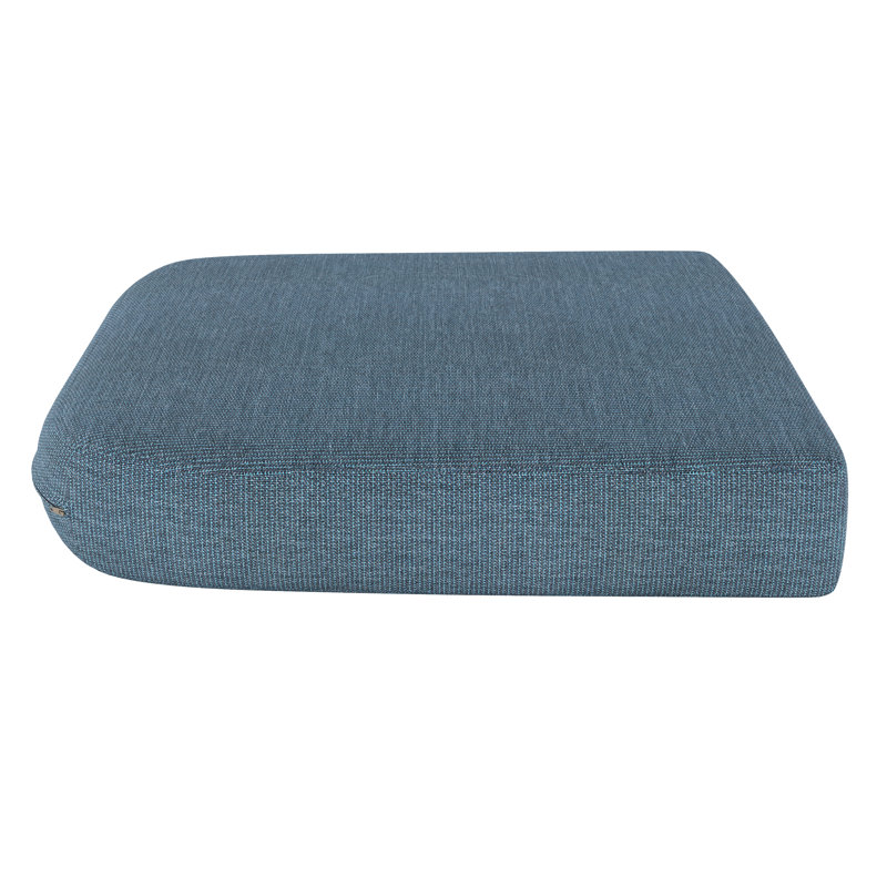 Dining ChairSeat Pad Replacement Cushion – 19L x 19W x 2.5D, Spectrum Denim Sunbrella® Plainweave