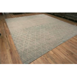 Nazmiyal Collection Large Modern Geometric Tribal Square Rug