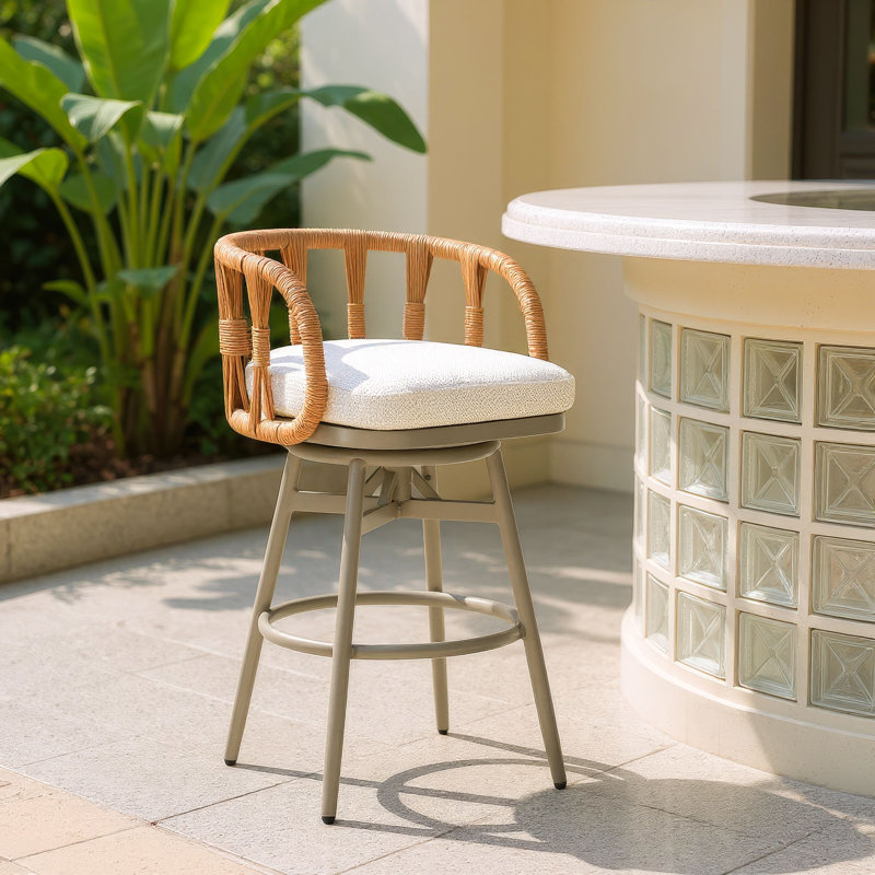 Tabouret de bar pivotant Safal