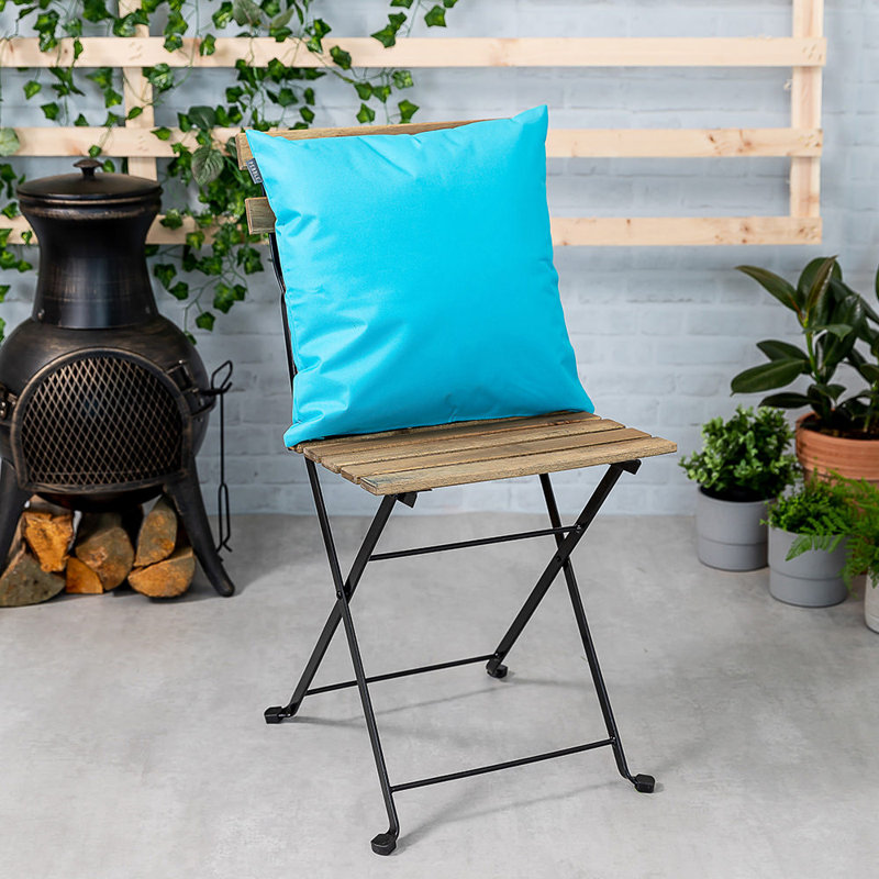 Indoor-Outdoor Cushion, Aqua Blue