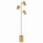 Lampe sur pied en laiton doré