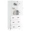 Lundergan 4 Door Manufactured Wood Wardrobe-413091007
