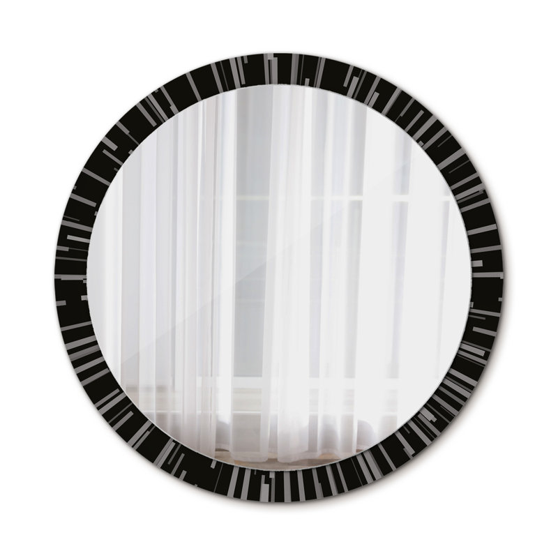 Huldar Glass Flat Wall Mirror