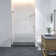  Flex X Duo 54 - 57 x 72" Frameless Pivot Shower Door 3/8" and 5/16" Flex X Clear Tempered Glass