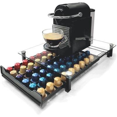 Coffee Pod Holder Storage 60 Pods Drawer Pods Holder Compatible -  ColourTree, BWTHCDG1660-2