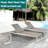 Garoafa Versatile Outdoor Coffee Table for Any Occasion - No Installation Required