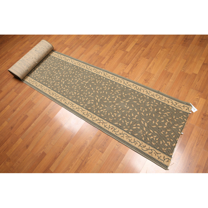 Tapis de laine traditionnelle doré/gris Laurie