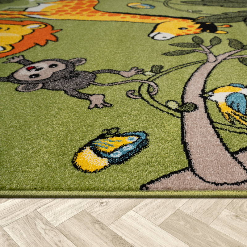 Franktown Green Rug, Rectangle 80 x 150cm