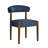 Upholstered Dining Chair Set of 4, Extra-Wide 20” Seat, Deep Cushioned Comfort, Plush Fabric, Solid Wood Legs-901888356