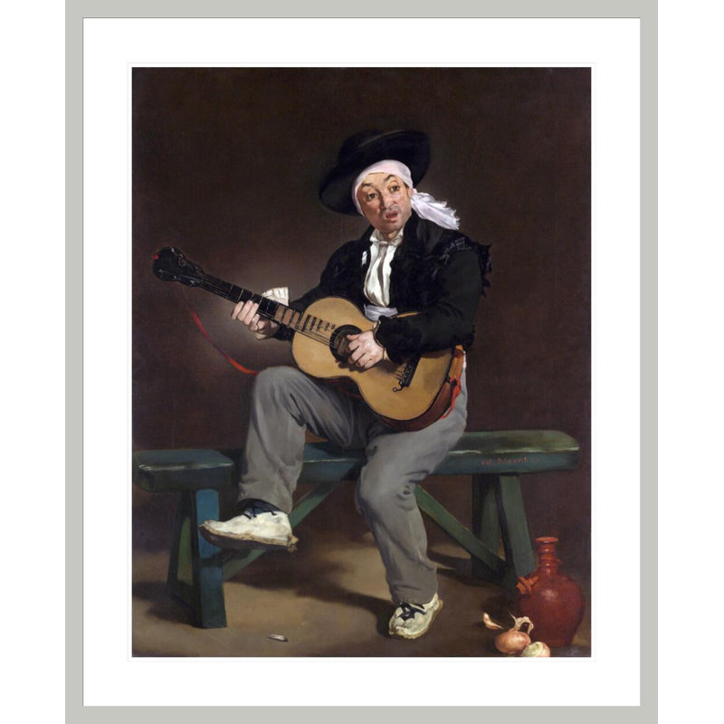 The Spanish Singer by Framed Giclee Print, 40.9" H x 33.5" W