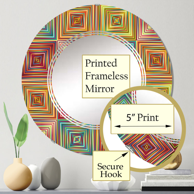 Miroir de salle de bain mural rond, 24 po x 24 po