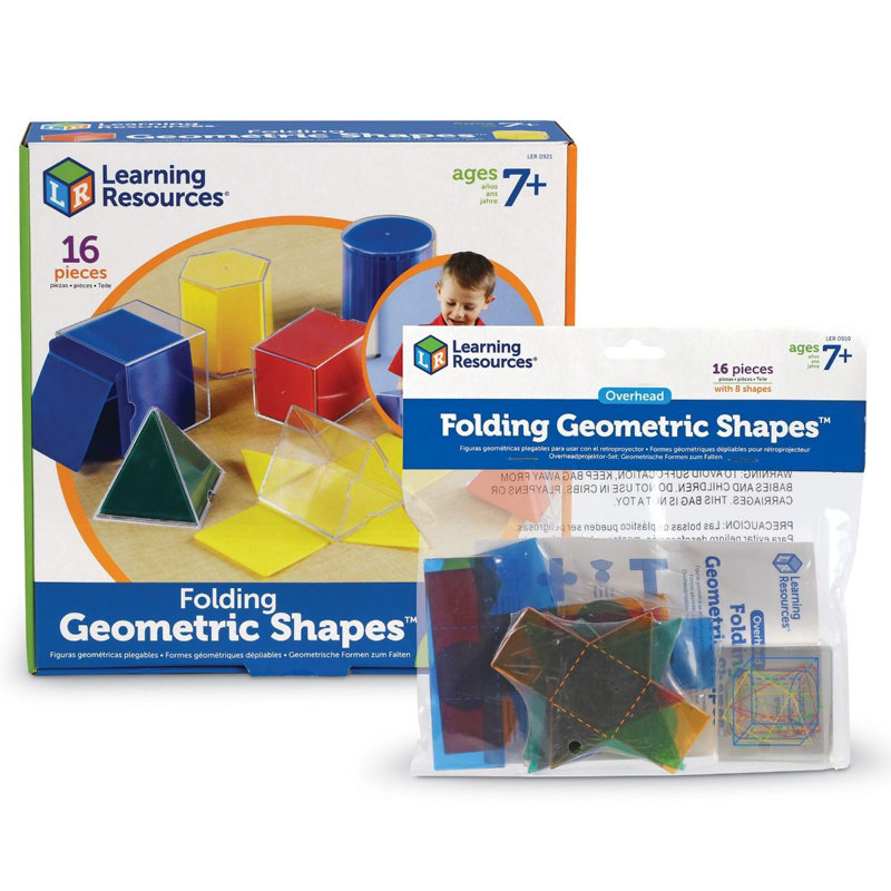 32 Piece Folding Geometric Shapes Set