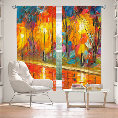 Jenavieve Room Darkening Curtain Pair