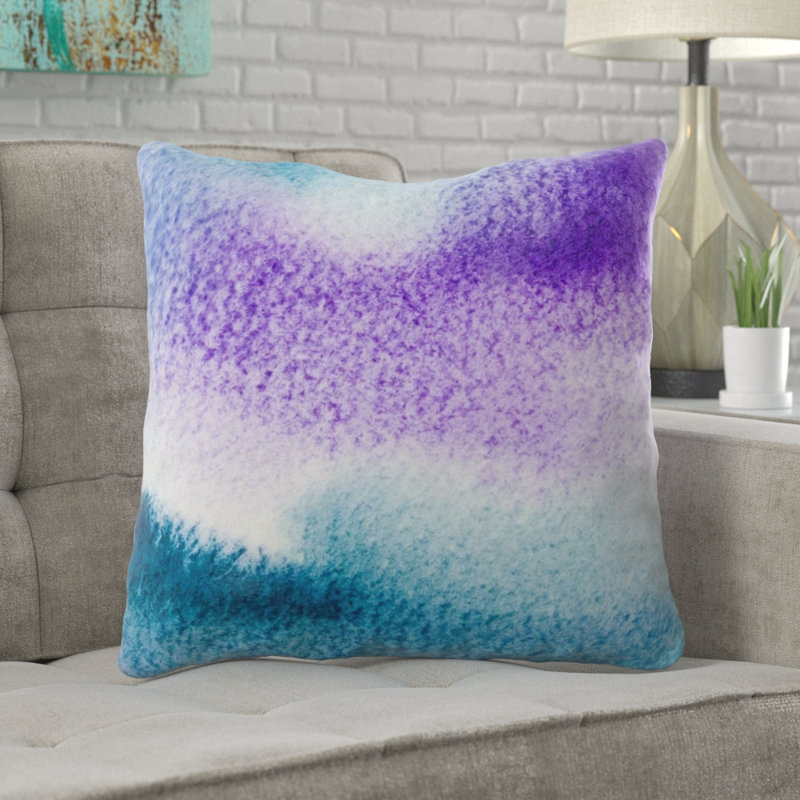 Coussin watercolour Farragut, Microsuède, Intérieur