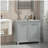 HOMCOM Tilt-Out Laundry Sorter Cabinet, Bathroom Storage Organizer with Two-Compartment Tilt-Out Hamper, Gray