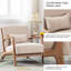 Upholstered Linen Armchair-135456278