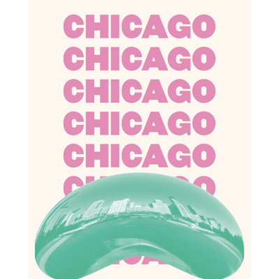 Chicago Bean by April Lane Art