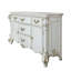 Commode 5 tiroirs et 2 portes Vendome, finition perle antique